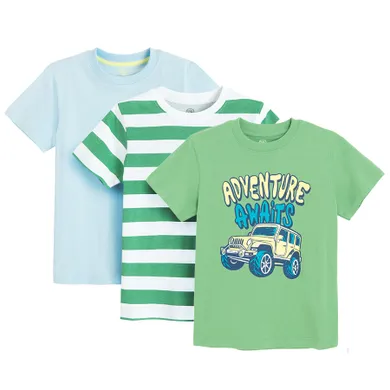 Cool Club, T-shirt chłopięcy, mix, zestaw, 3 szt.