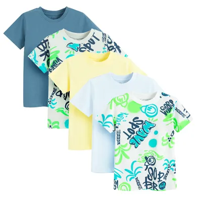 Cool Club, T-shirt chłopięcy, mix, zestaw, 5 szt.