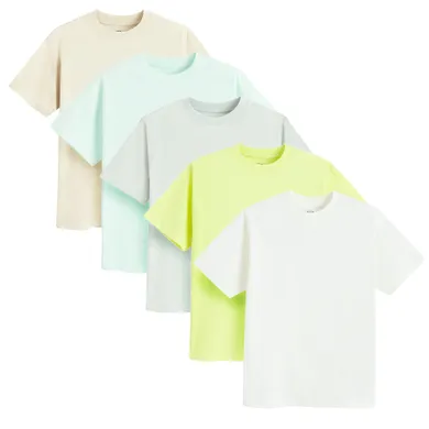 Cool Club, T-shirt chłopięcy, mix, zestaw, 5 szt.