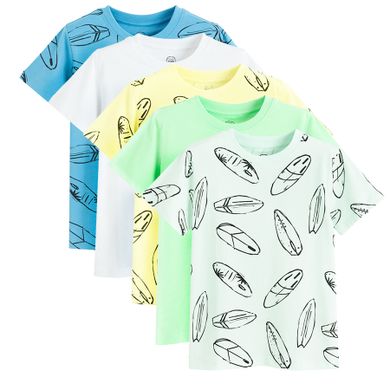 Cool Club, T-shirt chłopięcy, mix, zestaw, 5 szt.