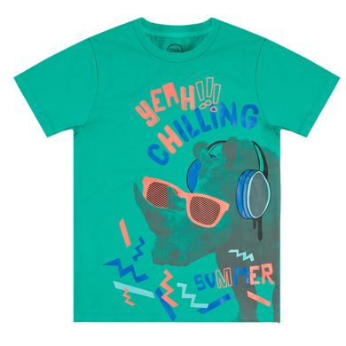 Cool Club, T-shirt chłopięcy, nosorożec, zielony
