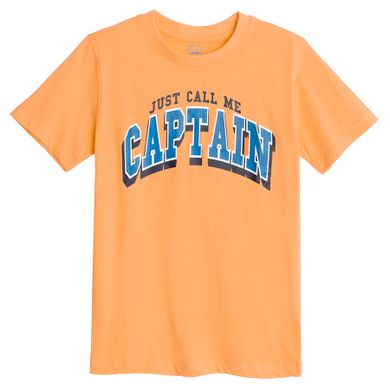 Cool Club, T-shirt chłopięcy, pomarańczowy