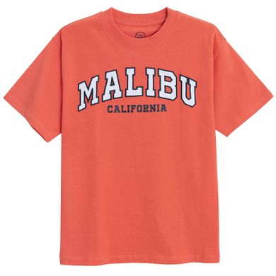 Cool Club, T-shirt chłopięcy, pomarańczowy