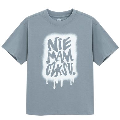 Cool Club, T-shirt chłopięcy, szary