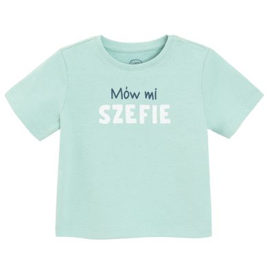 Cool Club, T-shirt chłopięcy, turkusowy