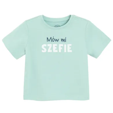 Cool Club, T-shirt chłopięcy, turkusowy