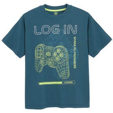 Cool Club, T-shirt chłopięcy, turkusowy