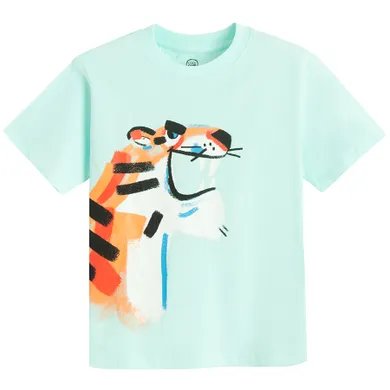 Cool Club, T-shirt chłopięcy, turkusowy