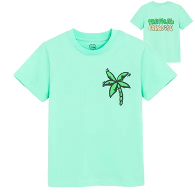 Cool Club, T-shirt chłopięcy, turkusowy