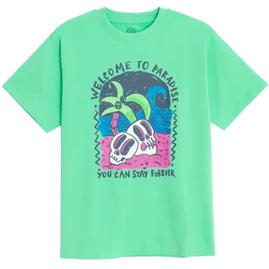 Cool Club, T-shirt chłopięcy, zielony