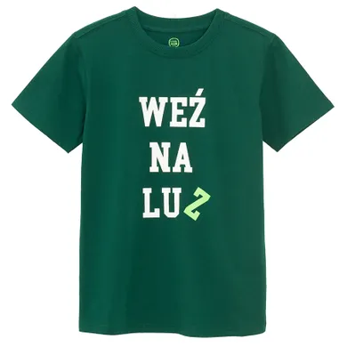 Cool Club, T-shirt chłopięcy, zielony