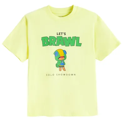 Cool Club, T-shirt chłopięcy, zielony, Brawl Stars