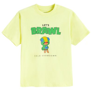 Cool Club, T-shirt chłopięcy, zielony, Brawl Stars