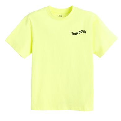 Cool Club, T-shirt chłopięcy, żółty fluo