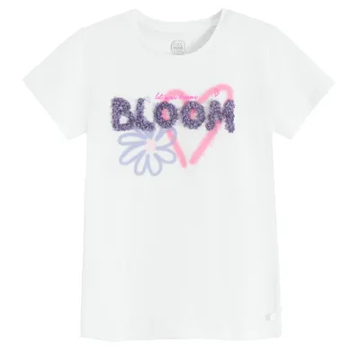 Cool Club, T-shirt dziewczęcy, biały