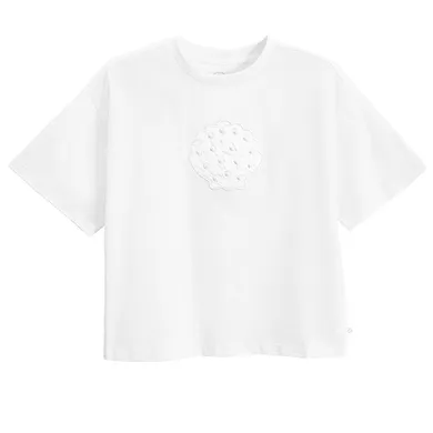 Cool Club, T-shirt dziewczęcy, biały