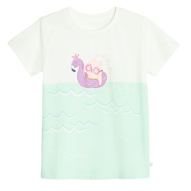 Cool Club, T-shirt dziewczęcy, biały
