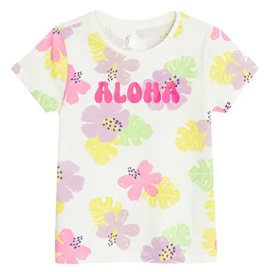 Cool Club, T-shirt dziewczęcy, biały