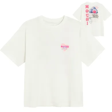 Cool Club, T-shirt dziewczęcy, biały