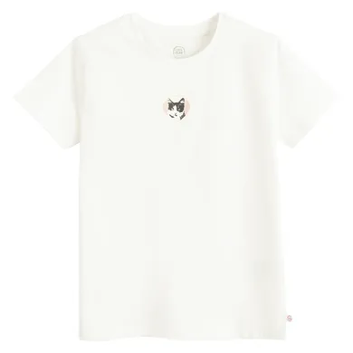 Cool Club, T-shirt dziewczęcy, biały