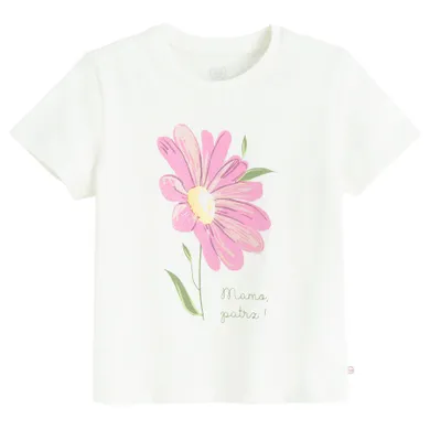 Cool Club, T-shirt dziewczęcy, biały