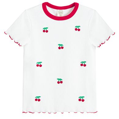 Cool Club, T-shirt dziewczęcy, biały