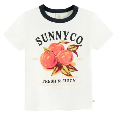 Cool Club, T-shirt dziewczęcy, biały