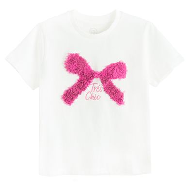 Cool Club, T-shirt dziewczęcy, biały