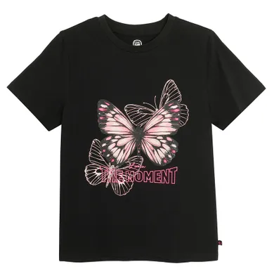 Cool Club, T-shirt dziewczęcy, czarny