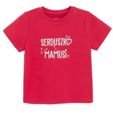 Cool Club, T-shirt dziewczęcy, czerwony