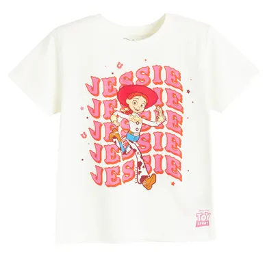 Cool Club, T-shirt dziewczęcy, ecru, Toy Story