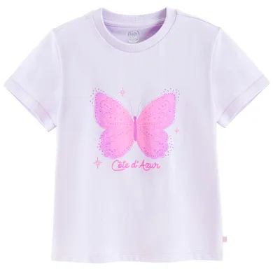 Cool Club, T-shirt dziewczęcy, fioletowy