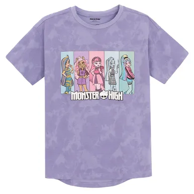 Cool Club, T-shirt dziewczęcy, fioletowy, Monster High