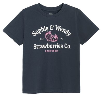 Cool Club, T-shirt dziewczęcy, granatowy