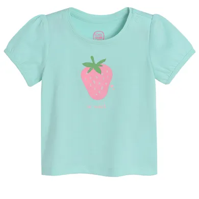 Cool Club, T-shirt dziewczęcy, miętowy