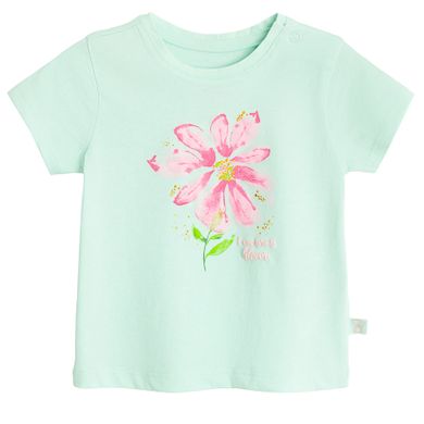 Cool Club, T-shirt dziewczęcy, miętowy