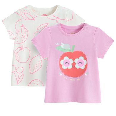 Cool Club, T-shirt dziewczęcy, mix, zestaw, 2 szt.