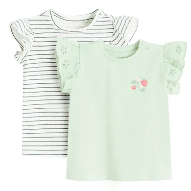 Cool Club, T-shirt dziewczęcy, mix, zestaw, 2 szt.