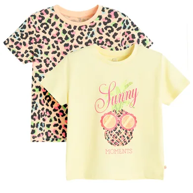 Cool Club, T-shirt dziewczęcy, mix, zestaw, 2 szt.