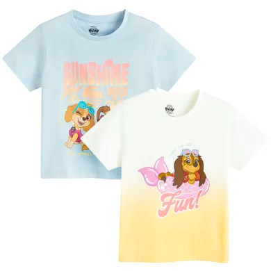 Cool Club, T-shirt dziewczęcy, mix, zestaw, 2 szt., Psi Patrol