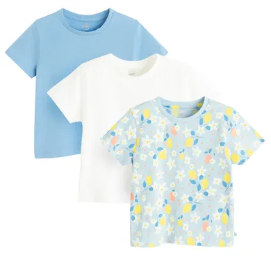 Cool Club, T-shirt dziewczęcy, mix, zestaw, 3 szt.