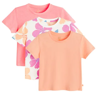 Cool Club, T-shirt dziewczęcy, mix, zestaw, 3 szt.