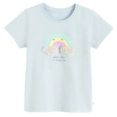 Cool Club, T-shirt dziewczęcy, niebieski
