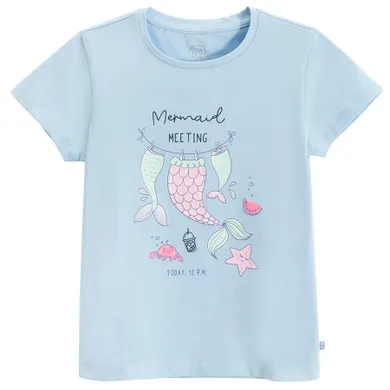 Cool Club, T-shirt dziewczęcy, niebieski