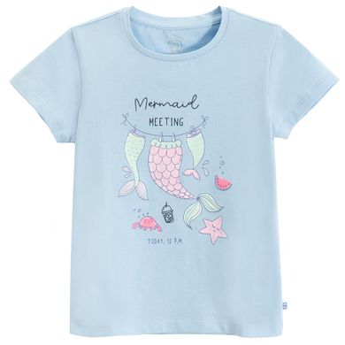 Cool Club, T-shirt dziewczęcy, niebieski