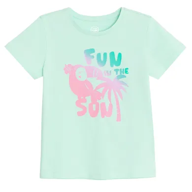 Cool Club, T-shirt dziewczęcy, niebieski
