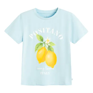 Cool Club, T-shirt dziewczęcy, niebieski
