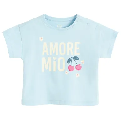 Cool Club, T-shirt dziewczęcy, niebieski