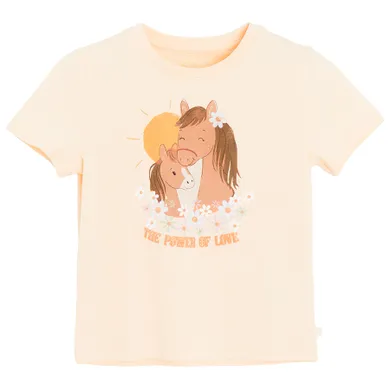 Cool Club, T-shirt dziewczęcy, pomarańczowy