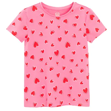 Cool Club, T-shirt dziewczęcy, różowy